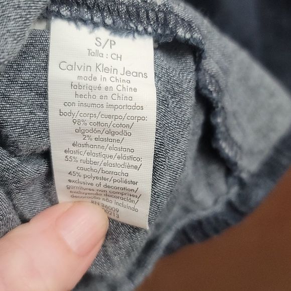 𝅺women's calvin klein jean dress. Size small. - Picture 5 of 5